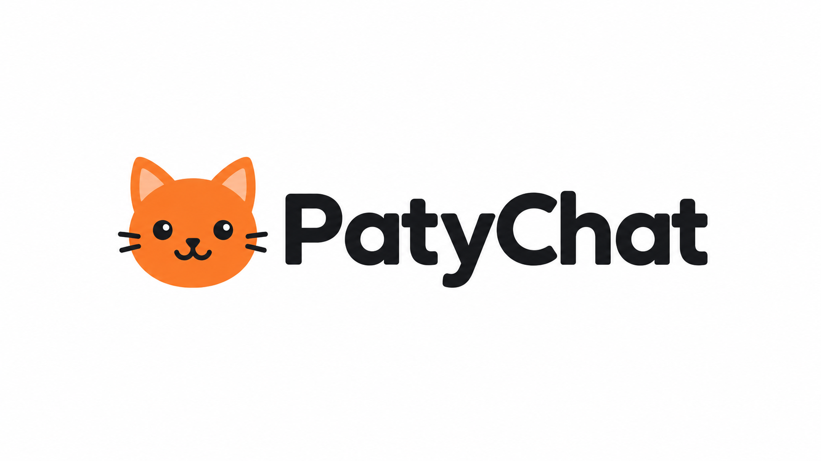 PatyChat, con una cara de gato naranja